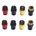 thumbnail image 1 of Steam Cleaner Round Brush Set 8 Pcs Steam Cleaners Cleaning Nozzles Attachments Accessories Kit Replacement for Karcher SC1 SC2 SC3 SC4 SC5 SC7 CTK10, 1 of 9