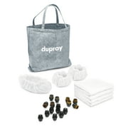 Steam Cleaning Pack Pro  by Dupray. This popular pack includes all the essentials for steam cleaning small brushes, micro-fiber cloths, and more in a felt accessory bag.