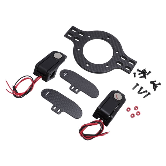 Tech Accessories Aluminum Alloy Shift Paddles, Sturdy RC Game Simulation Steering Wheel with 70mm Mount for 923 G29 G27 G25 G920