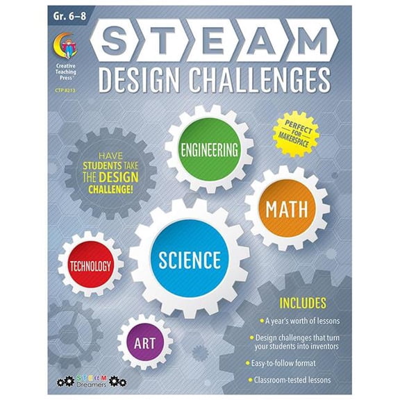 Steam Design Challenges Book, Grades 6-8