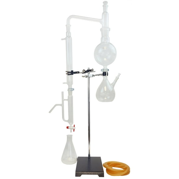 Steam Distilling Kit with Biomass Flask, 1 Liter by Go Science Crazy