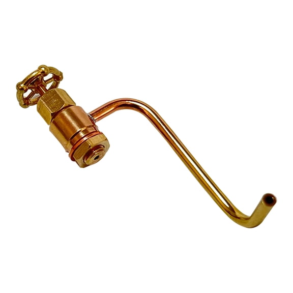 Steam Engine Model Kit, Precision Brass Boiler Valve for SE-01 Steam Engine Model, Compatible with Horizontal Boiler Model Kit