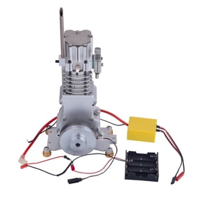 Steam Engine Model Kit That Works, 15cc Vertical OHV Single-Cylinder Four-Stroke Internal Combustion Engine with Visible Operation & CDI Ignition for Physics Science Experiment Demonstration