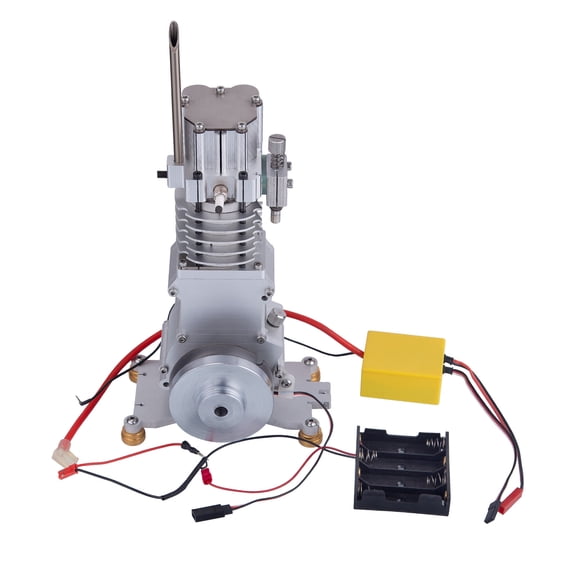 Steam Engine Model Kit That Works, 15cc Vertical OHV Single-Cylinder Four-Stroke Internal Combustion Engine with Visible Operation & CDI Ignition for Physics Science Experiment Demonstration