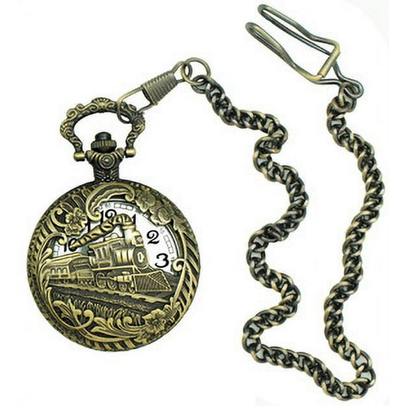 Steam Engine Pocket Watch