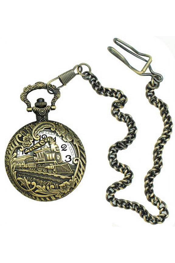 Steam Engine Pocket Watch
