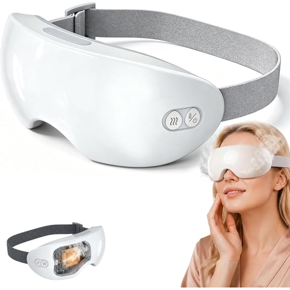Steam Eye Therapy, Steam Therapy Pro, Steam Eye Mask for Dry Eyes, Adjustable Eye Steamer with Heat & Smart Nano Mist Moisturizing (Standard)