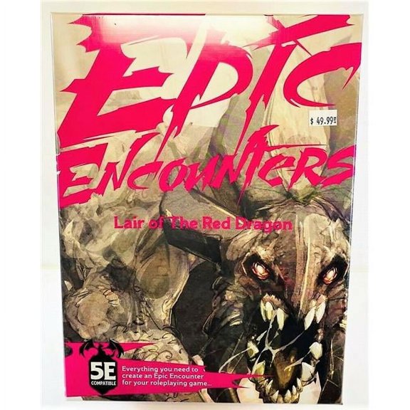 Steam Forged Games Epic Encounters - Lair of the Red Dragon Miniatures