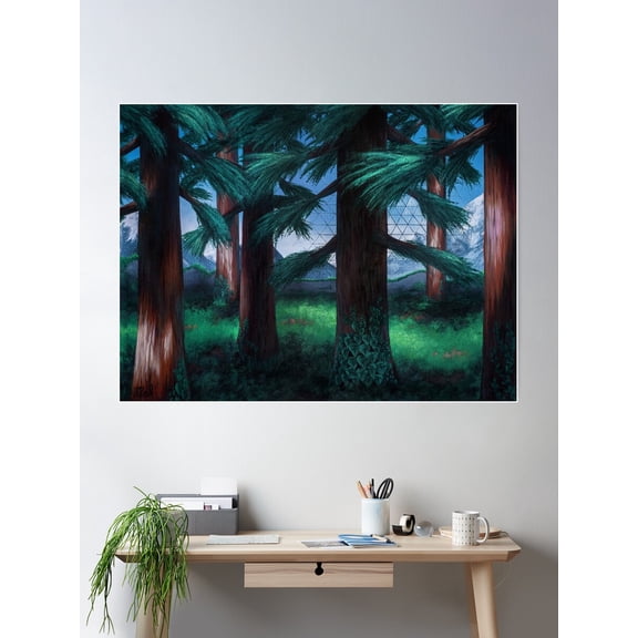 Steam Gardens Poster Wall Art, Modern Wall Decor For Living Room Bedroom, 8x12 UNFRAMED