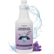 STEAM AND GO Demineralized Water Floor Cleaner Solution for Steam Mops, Lavender, 32 fl oz