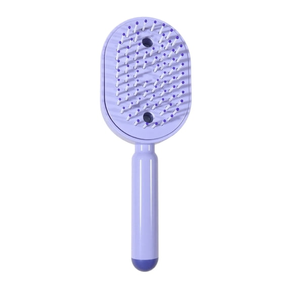 Steam Hair Straightener, 3-in-1 Mist Detangling Brush with Red Light Scalp Care, Rechargeable Cordless Self-Cleaning Styling Tool, Ideal for Travel, Home, and Salon