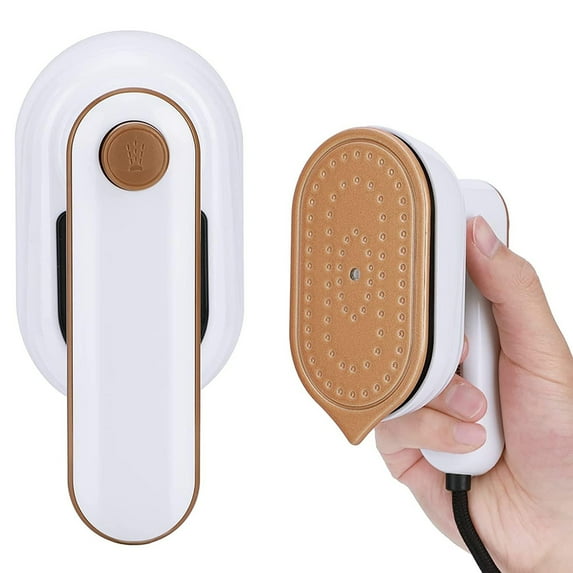 Steam Iron for Clothes - Travel Steamer for Clothes - Portable Handheld Steamer Iron Support Dry and Wet Ironing Fast Heat Up 180° Rotatable Small Mini Steam Iron for Home and Travel