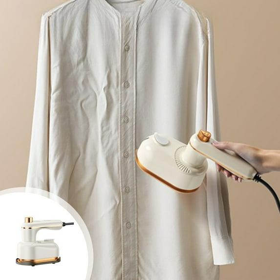 Steam Iron, Portable Steamer for Clothes,Continuous Steam & Dry Ironing,2-In-1 Steamer and Iron,for Home & Travel Use