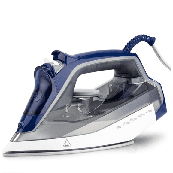 Steam Iron for clothes - 1750W Clothes Iron with Non-Stick Ceramic Soleplate, Powful Steam, 3-Way Auto-Off, Self-Cleaning, Anti-Calc, 13.52oz Water Tank Ironing Clothes for Home