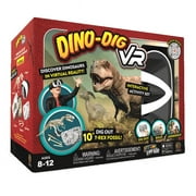 مجموعة أدوات العلوم Tyrannosaurus Rex Dino-Dig من Abacus Brands للأطفال، ألعاب STEM، نظارات الواقع الافتراضي متضمنة