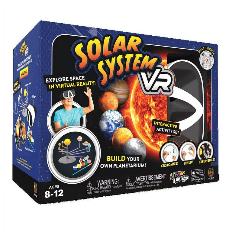 Steam Lab VR Solar System Lab Kids Science Kit, STEM Toys, VR