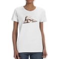 thumbnail image 1 of Steam Locomotive Graphic  Women White T-Shirt, Female x-Large, 1 of 4