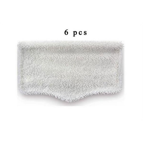 Steam Mop Cleaning Pads 6 pc, for Shark S3101, S3102, S3250, S3251, SK115, SK140, SK141, SK435CO, SK460, Shark Steam Mop S1000WM