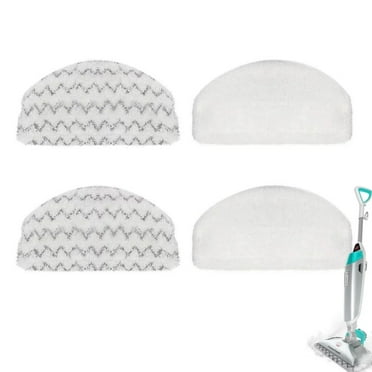 Steam Mop Pads Replacement for Bissell Powerfresh Steam Mop 19405 1940W 1440 1544A 1806 18067 2075 Series, Model 1940 5938 19402 19408 19409, Microfiber Washable, Reusable,Pack of 4