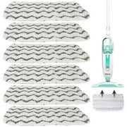 GearHill Washable Steam Mop Pads for Shark S1000 Series, Replacement for Hard Floors, 2 Pack, Gray