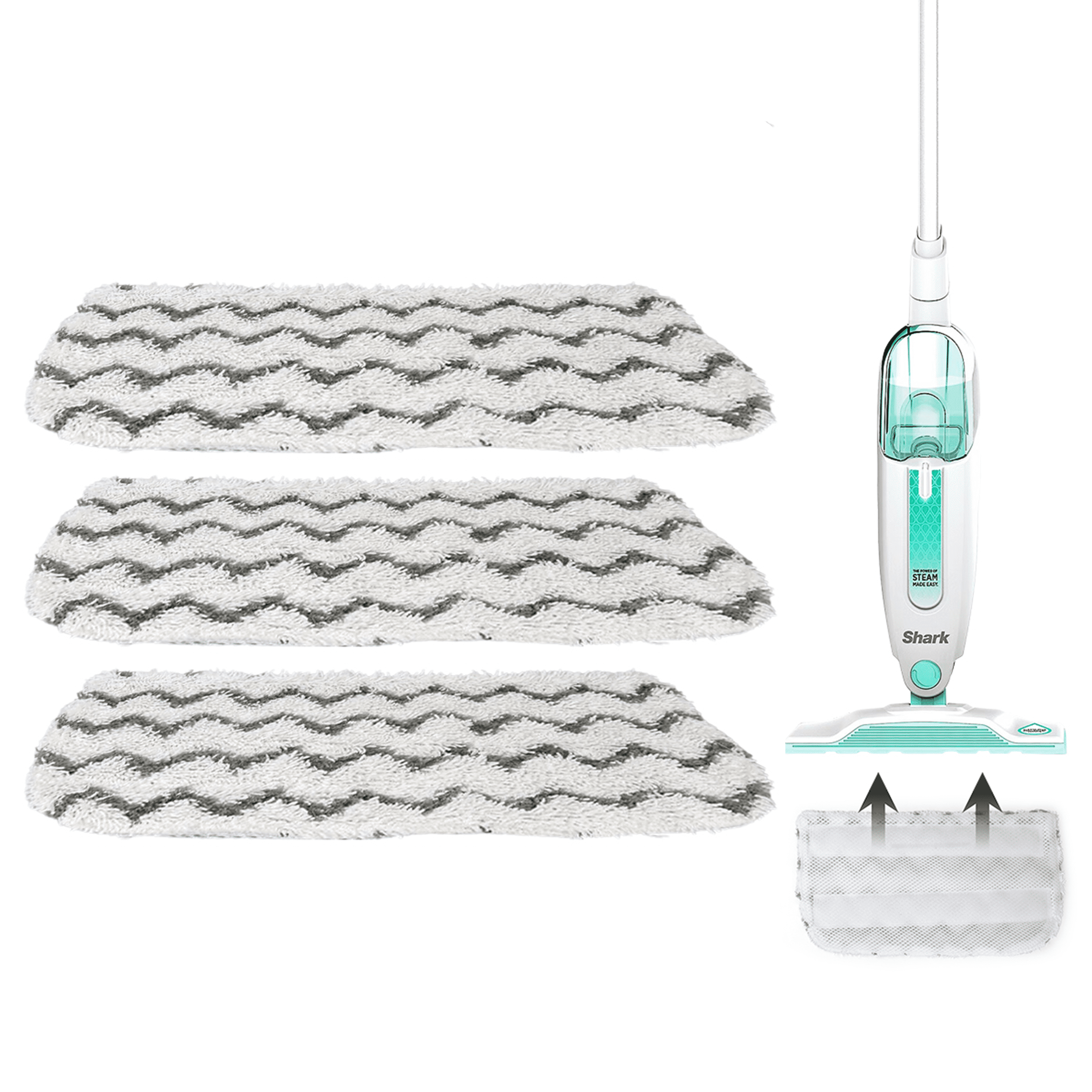 Steam Mop Pads for Shark S1000 S1000A S1000C S1000WM S1001C Washable