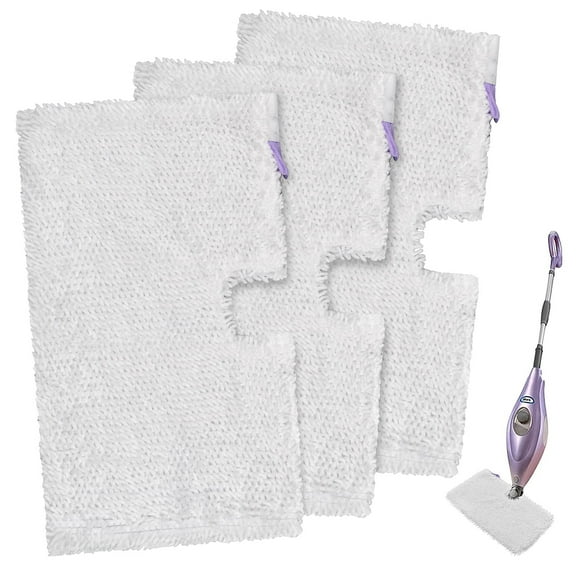 Steam Mop Replacement Pads for Shark Steam Mops S3500 Series S3501 S3601 S3550 S3901 SE450 S3801CO S3601D S2901 S2902 Steam Pockets,3 Pack
