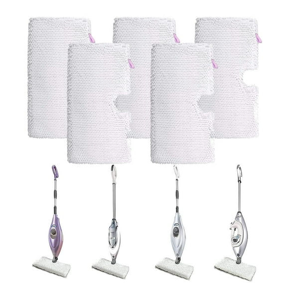 Steam Mop Replacement Pads for Shark Steam Pocket Mop S3500 Series S3501 S3601 S3550 S3901 SE450 S3801CO S3601D S2901 S2902, 5 Pack