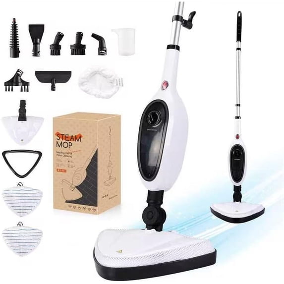 Steam Mop with Attachments,20s Rapid Heating,Lightweight Floor Steamer ...