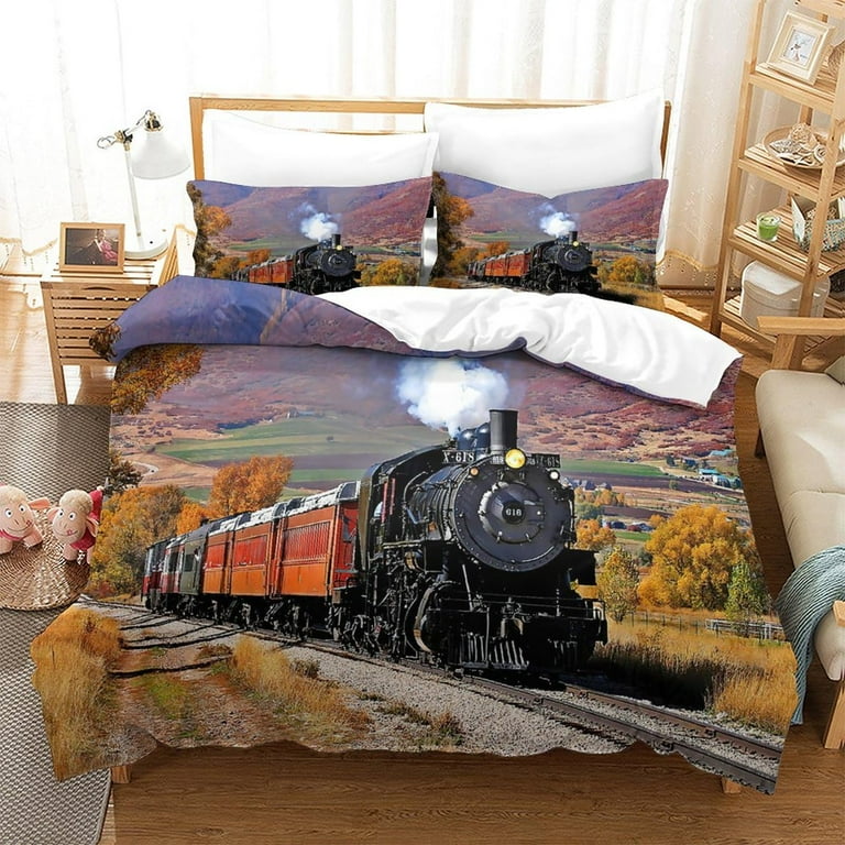Train twin bedding set shop
