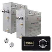 Steam Planet GH18LB Superior Encore 18 kW Self-Draining Steam Bath Generator Kit & Horizontal Digital Keypad, Black