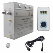 Steam Planet GH9VW Superior Encore 9 kW Self-Draining Steam Bath Generator Kit & Vertical Digital Keypad, White