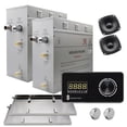 thumbnail image 1 of Steam Planet GH18LBX Superior Encore Plus 18 kW Self-Draining Steam Bath Generator Kit & Bluetooth Horizontal Digital Keypad, Black, 1 of 1