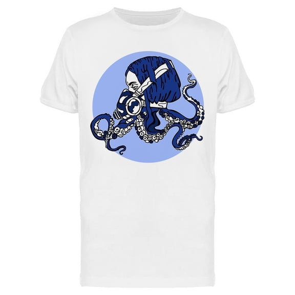 Steam-Punk Octopus Girl T-Shirt Men -Image by Shutterstock, Male Medium