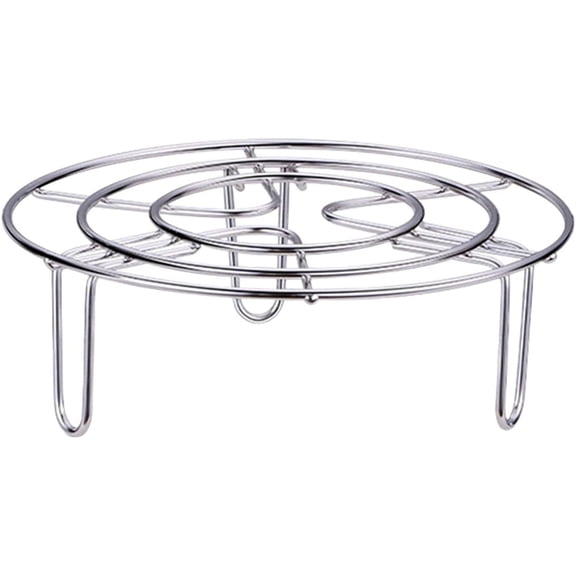 Steam Rack, Heavy Duty Steaming Rack Stand, Stainless Steel Round Steamer Cooling Rack Trivet, Pot Steamer Insert Food Stand, Steaming Cookware Accessories(Size:15.5cm/6.1in)