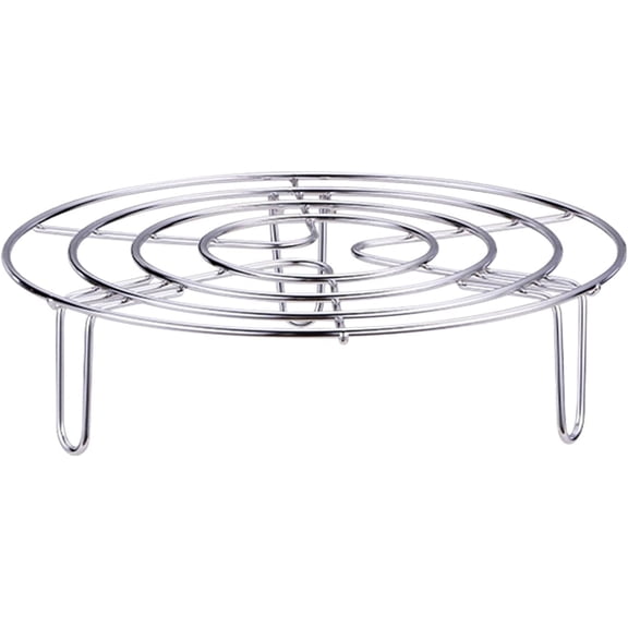 Steam Rack, Heavy Duty Steaming Rack Stand, Stainless Steel Round Steamer Cooling Rack Trivet, Pot Steamer Insert Food Stand, Steaming Cookware Accessories(SIZE:19.5cm/7.68in)