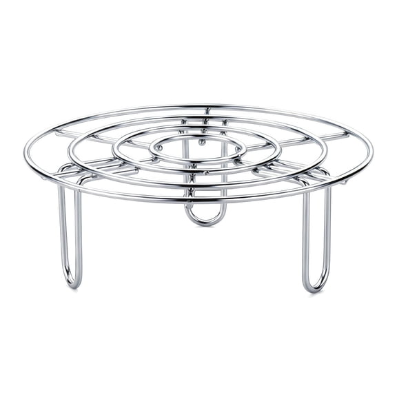 Steam Rack, Heavy Duty Steaming Rack Stand, Stainless Steel Round Steamer Cooling Rack Trivet, Pot Steamer Insert Food Stand, Steaming Cookware