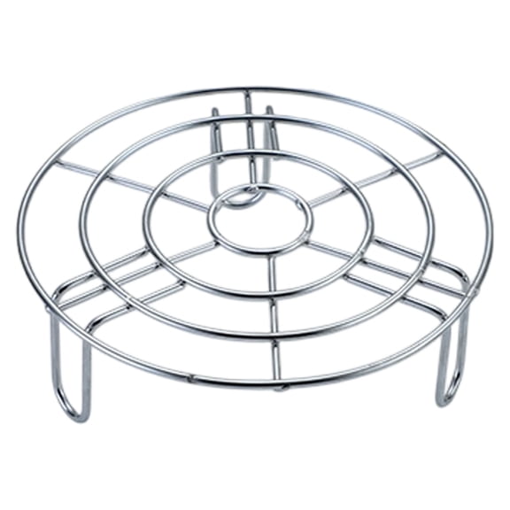 Steam Rack, Steamer Insert Rack, Heavy Duty Stainless Steel Cooling Rack, Round Wire Baking Steaming Rack, Pressure Cooker Canning Rack, Steam Rack for Pressure Cooker Pot, 6.1 x 2 Inch
