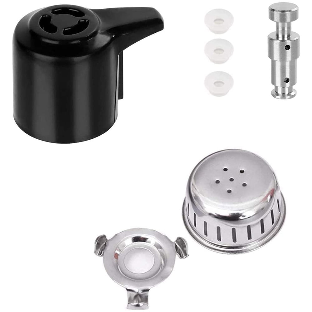 Steam Release Handle Float Valve Replacement Parts with 3 Silicone Caps