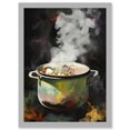 thumbnail image 1 of Steam Rising from a Simmering Vegetable Soup Pot Artwork Framed Wall Art Print A4, 1 of 4