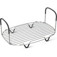 thumbnail image 1 of Steam and Roast Rack Compatible with Ninja Crockpot Slow Cooker - Stainless Steel Roasting Rack with Silicone-Protected Feet & Handles - Accessories for Ninja Foodi Possiblecooker, 1 of 6