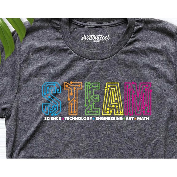 Steam Shirt, Science Shirt, Technology Shirt, Engineering Shirt, Art Shirt, Math Shirt, Teacher Shirt, Science Technology Tee, Teacher Tees TSHIRT All Size S-5XL