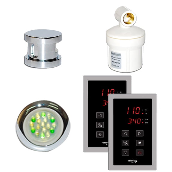 Steam Spa RYTPKCH Steam Spa Royal Touch Accessory Bundle for Steam Spa Steam Generator; Chrome