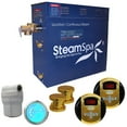 thumbnail image 1 of Steam Spa  Steam Spa Royal Package for Steam Spa 12kW Steam Generators; Polished Brass, 1 of 5