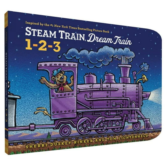 Steam Train, Dream Train 1-2-3 (Board Book)