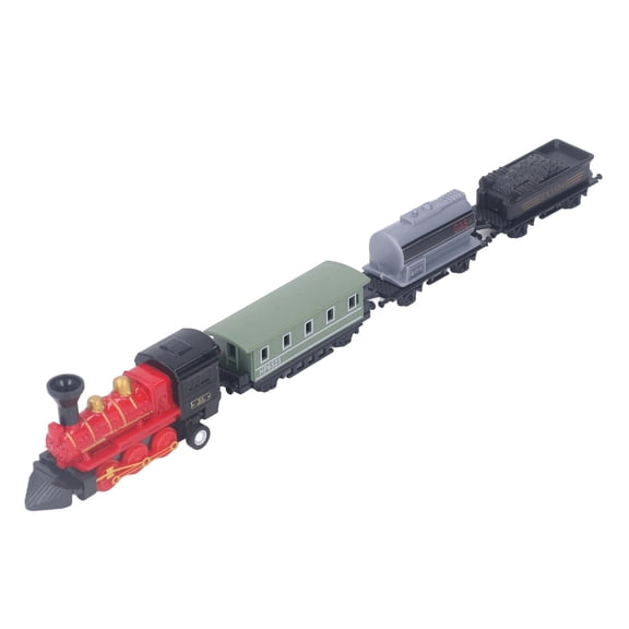 Steam Train Model Toy Pull Back Cultivate Hands On Ability Educational Model Train for Kids Boys Girls