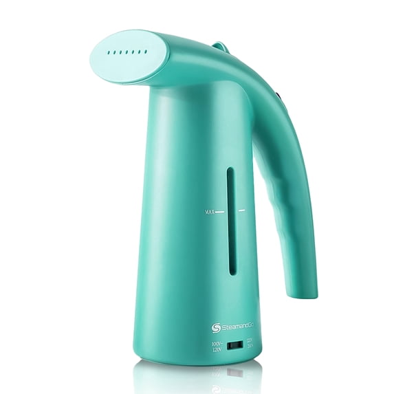 Steam and Go - Portable, Compact, Quick-Heating Travel Clothes Steamer, Turquoise