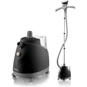 Steam and Go The Rival Clothing Steamer Foldable Standing Steamer for Clothes, Black