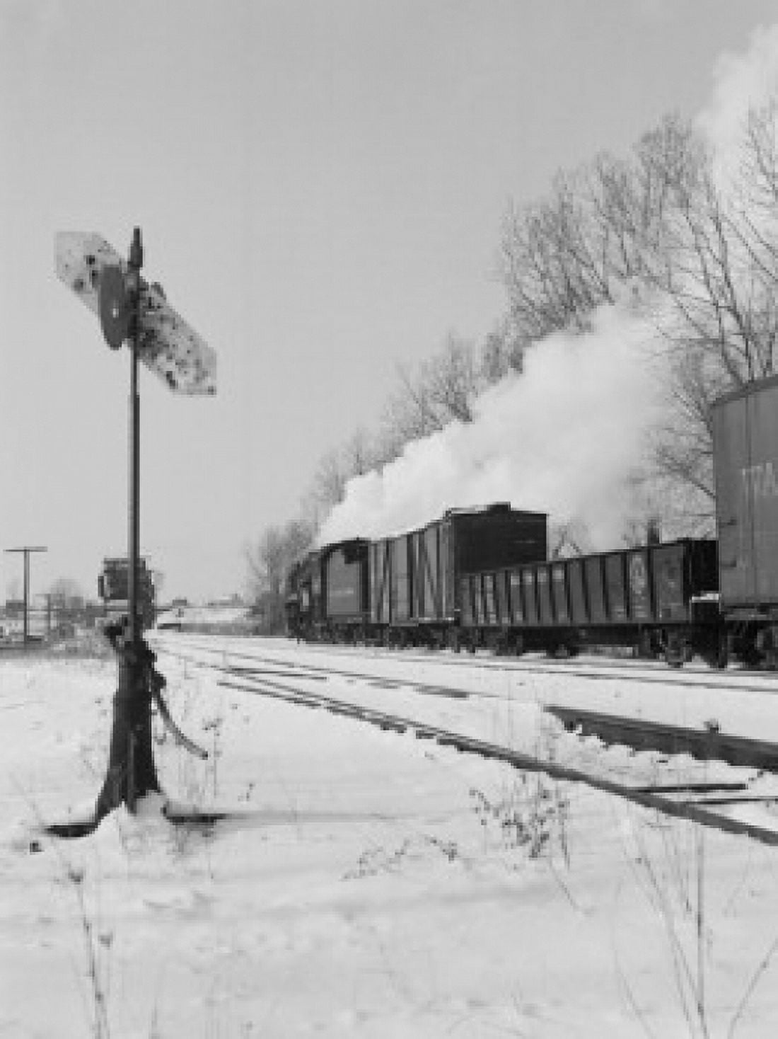 Steam train Canvas Art -  (24 x 36)