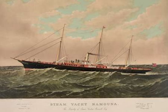 Steam yacht Namouna 1882 Canvas Art - Unknown (24 x 36)