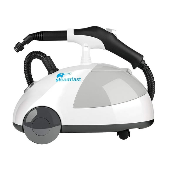 SteamFast Canister Steam Cleaner with All NEW Steam On Demand Trigger and Multiple Cleaning Attachments